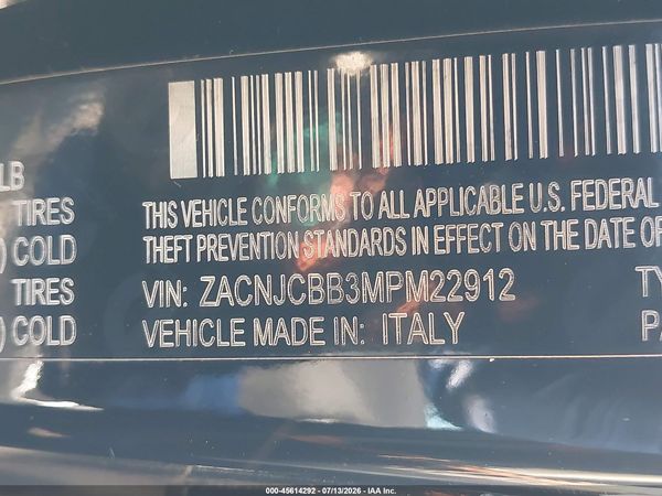 2021 JEEP RENEGADE LATITUDE FWD