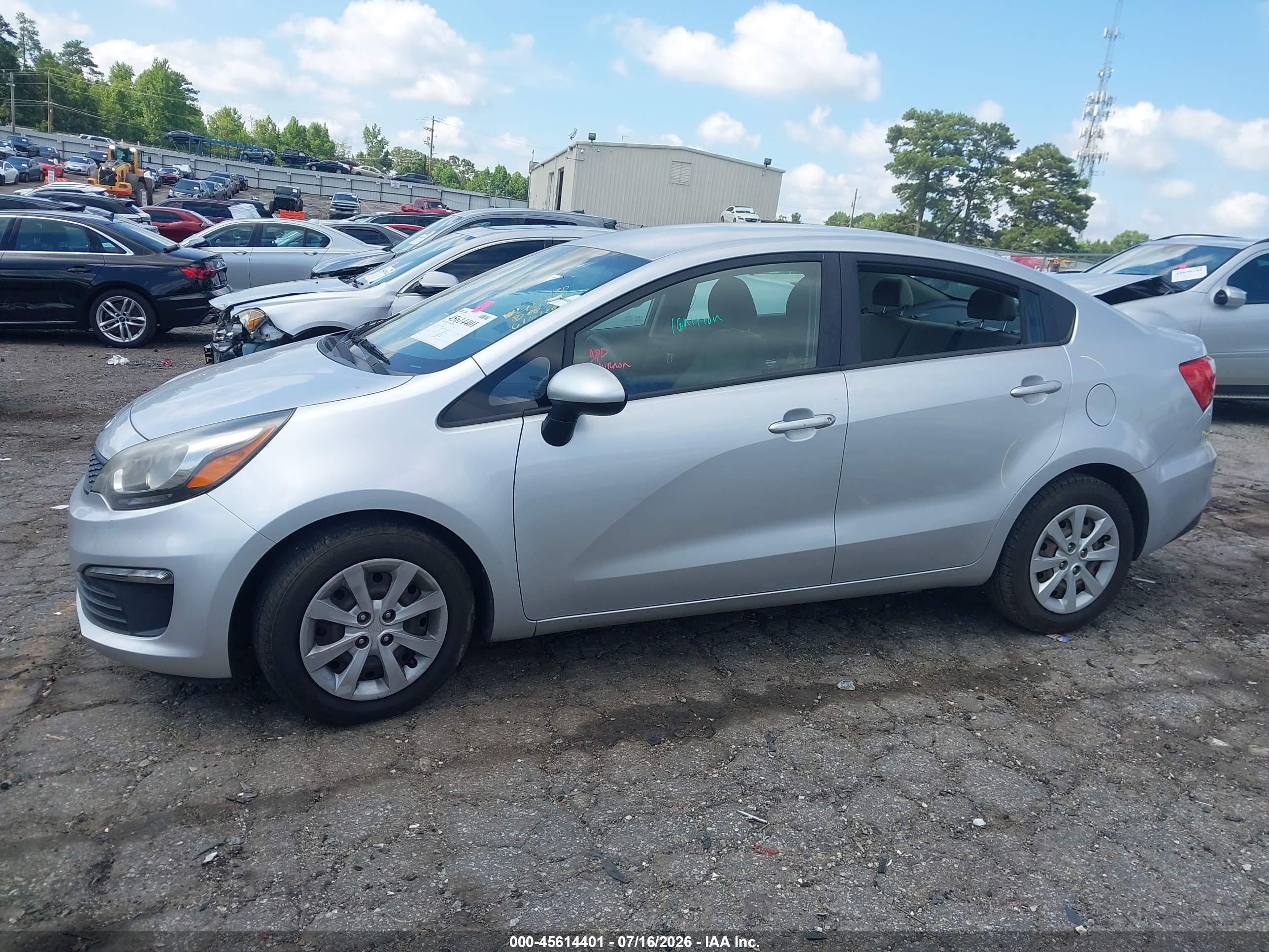 2016 KIA RIO LX