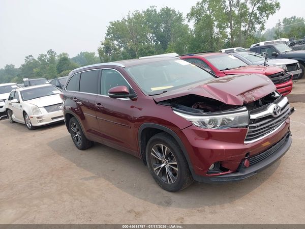 2016 TOYOTA HIGHLANDER XLE V6