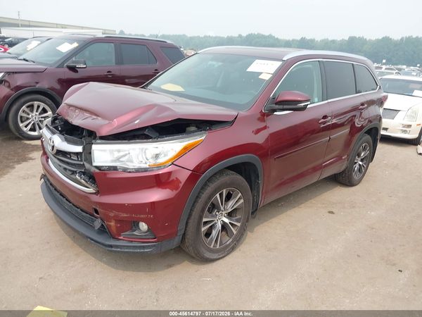 2016 TOYOTA HIGHLANDER XLE V6