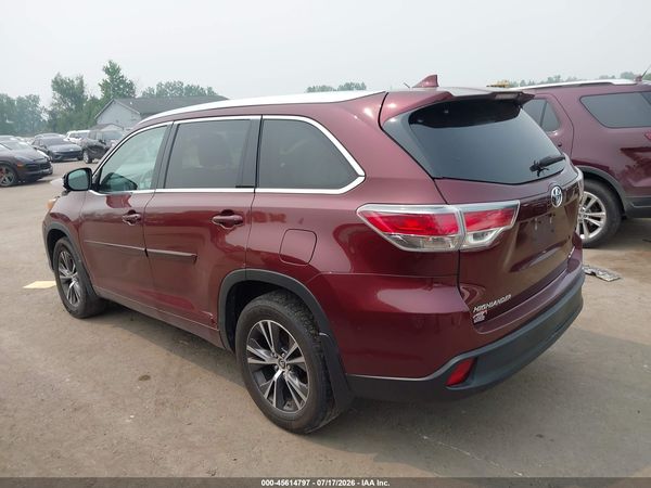 2016 TOYOTA HIGHLANDER XLE V6