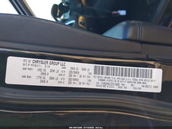 2014 DODGE DURANGO SXT