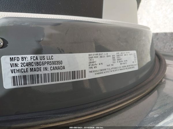 2023 CHRYSLER PACIFICA TOURING L