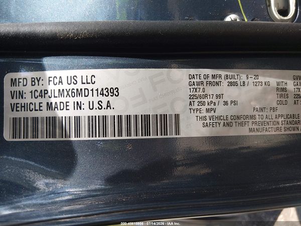2021 JEEP CHEROKEE LATITUDE LUX FWD