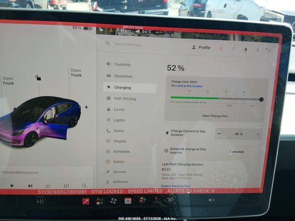 2020 TESLA MODEL 3