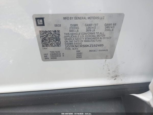2019 CADILLAC XT5 LUXURY