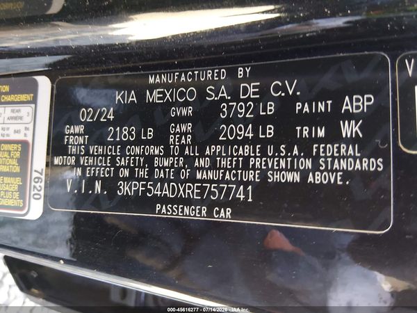 2024 KIA FORTE GT-LINE