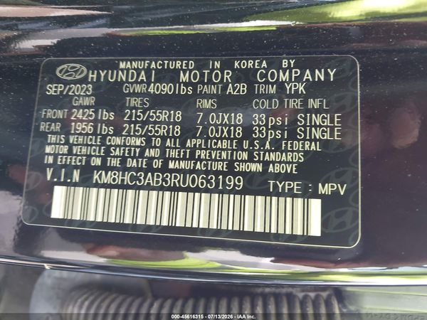 2024 HYUNDAI KONA SEL