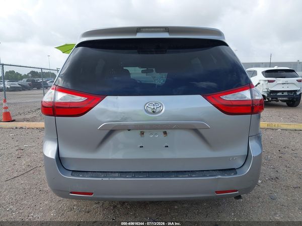 2016 TOYOTA SIENNA LE 8 PASSENGER