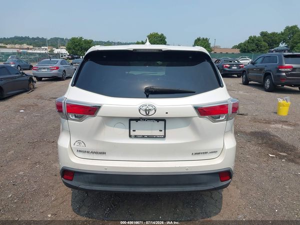 2016 TOYOTA HIGHLANDER LIMITED V6