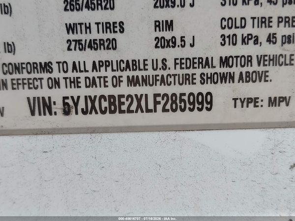 2020 TESLA MODEL X