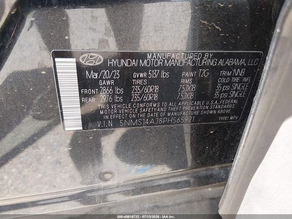 2023 HYUNDAI SANTA FE SE