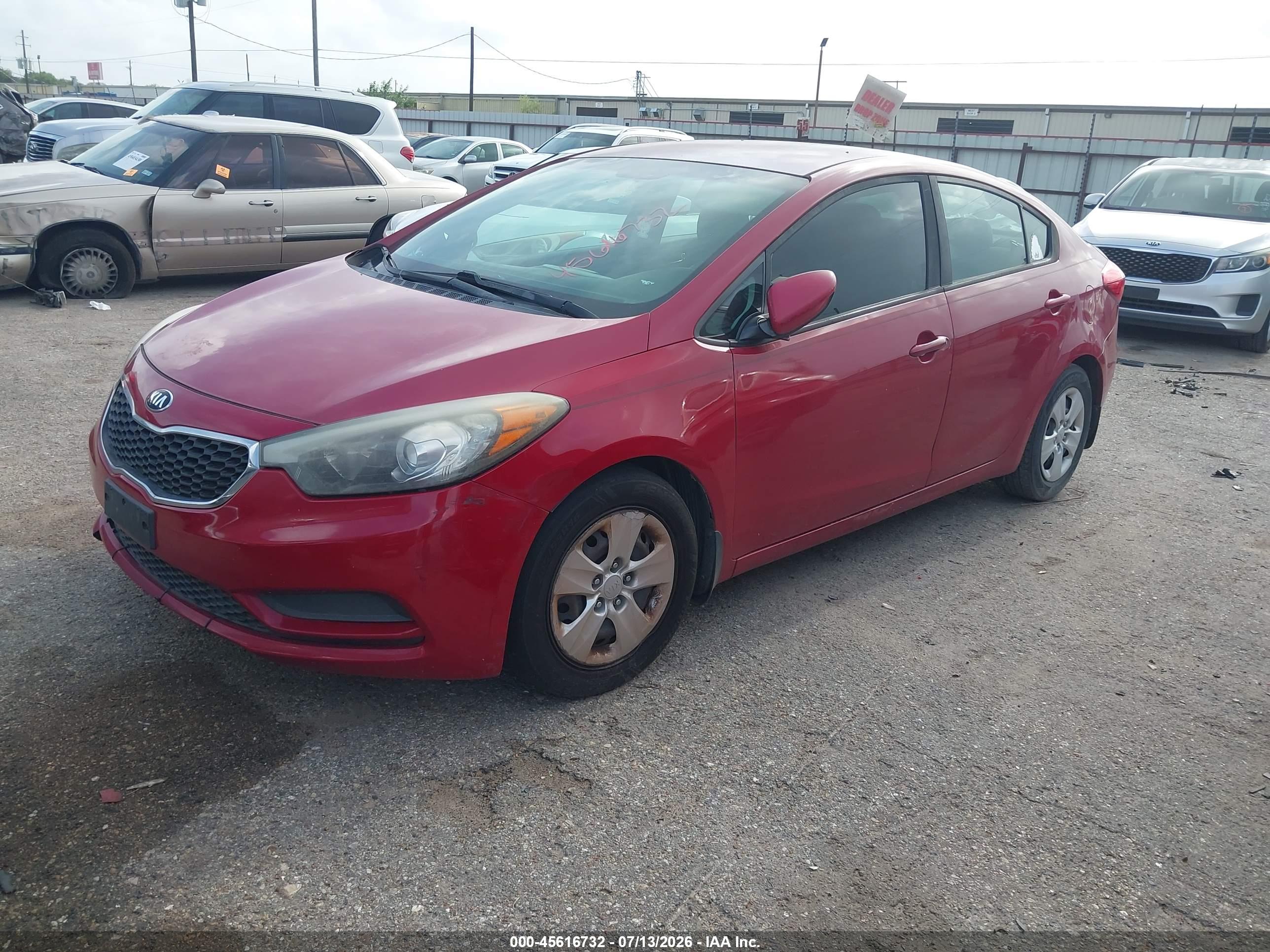 2016 KIA FORTE LX