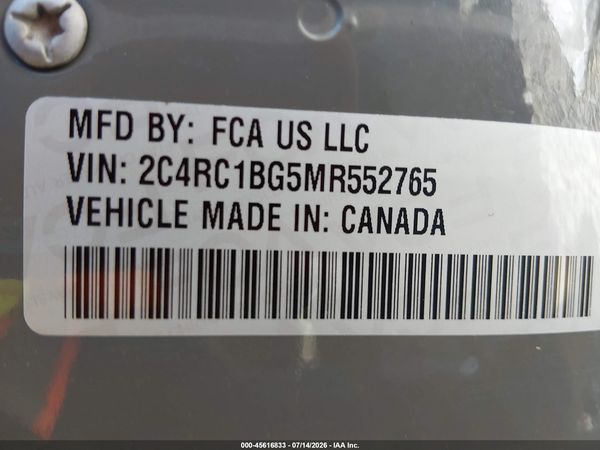 2021 CHRYSLER PACIFICA TOURING L