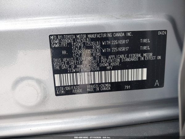 2024 TOYOTA RAV4 XLE