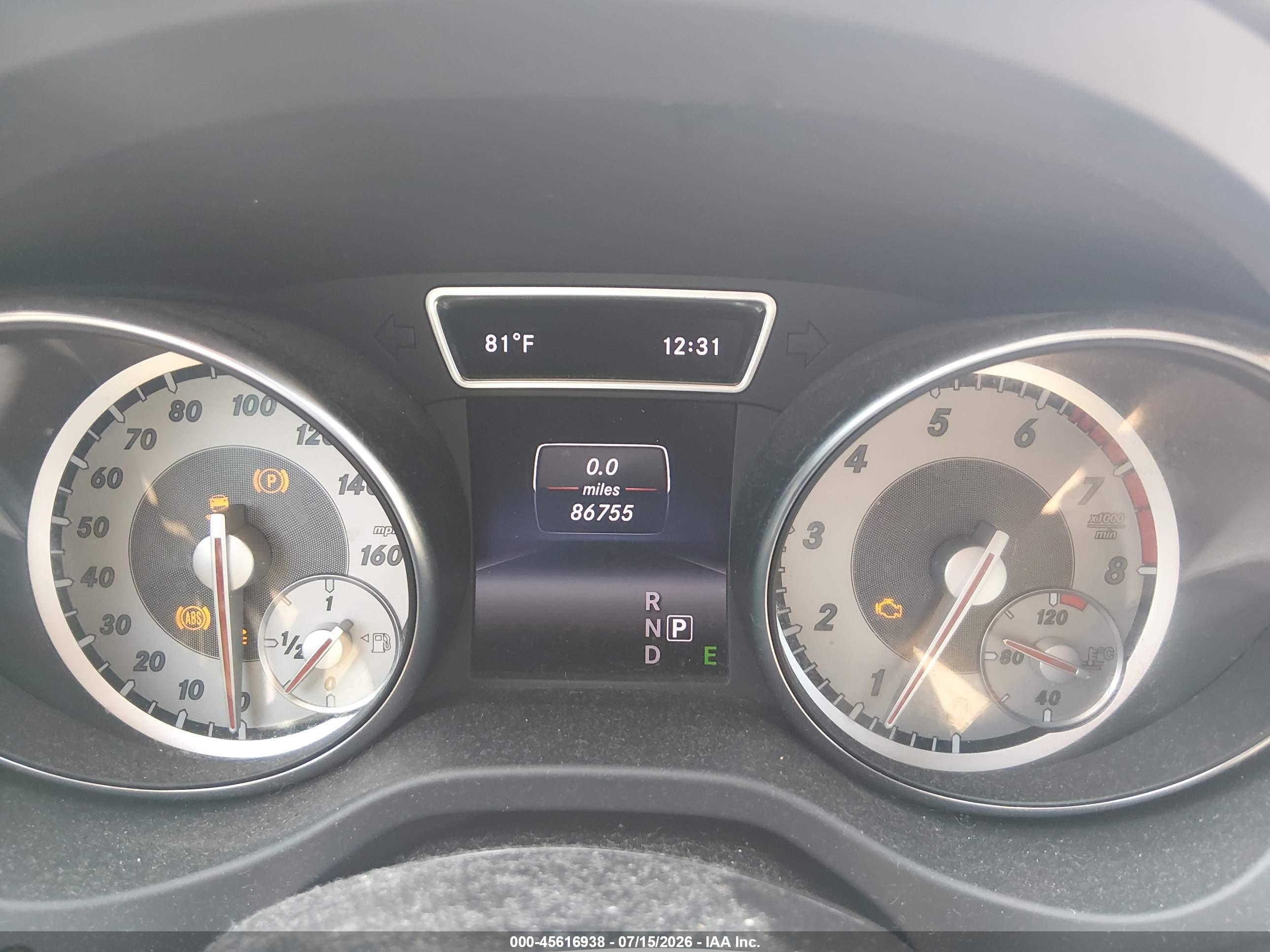 2014 MERCEDES-BENZ CLA 250 CLA250
