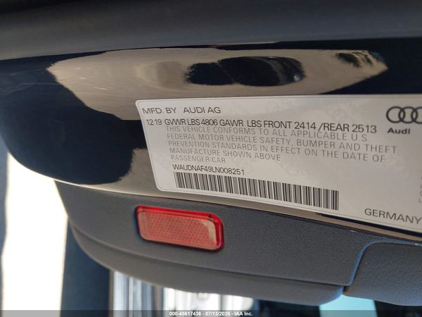 2020 AUDI A4