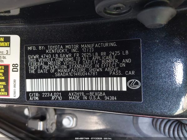 2024 LEXUS ES 300H 300h Premium