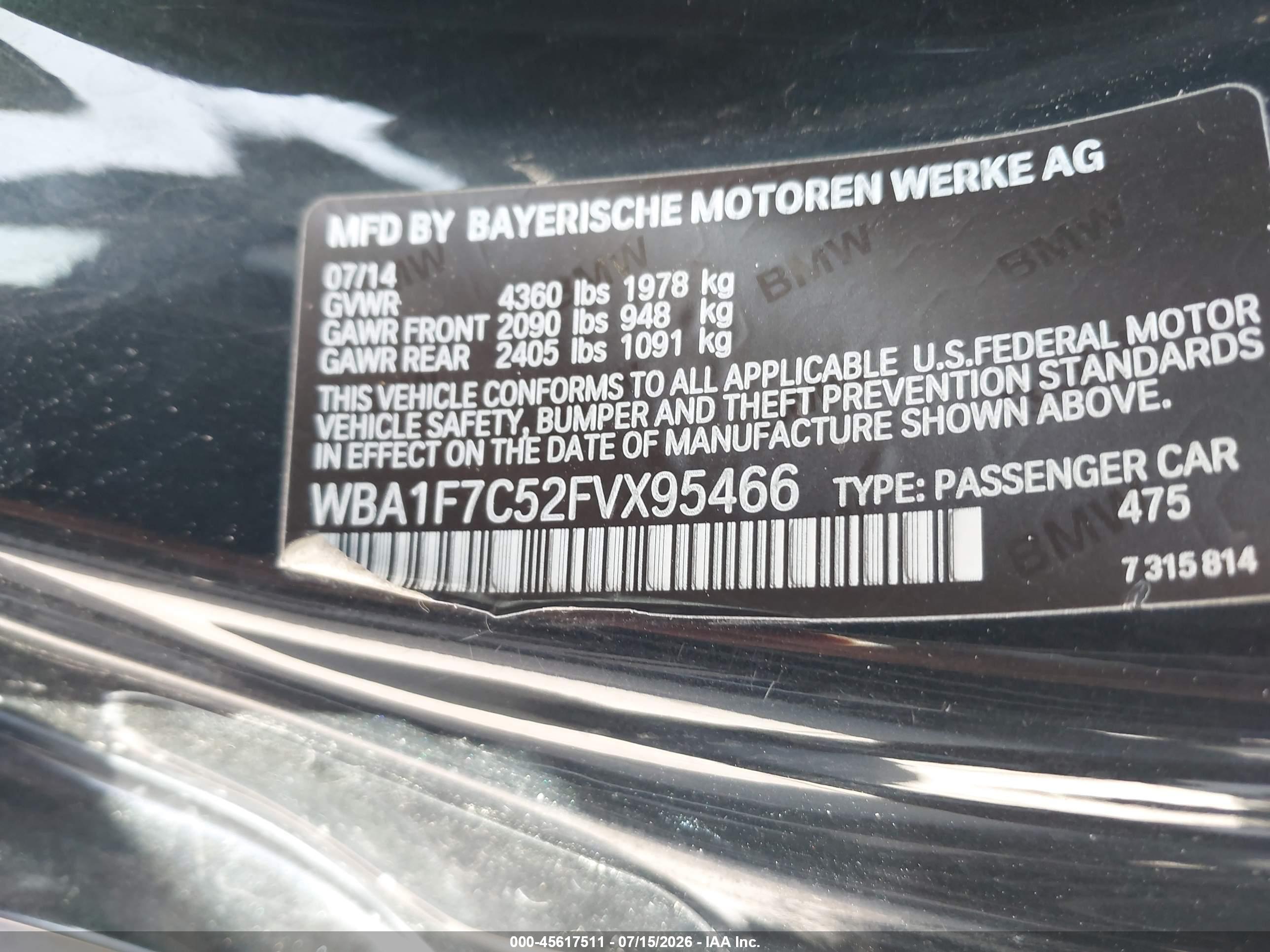 2015 BMW 228I 228i xDrive