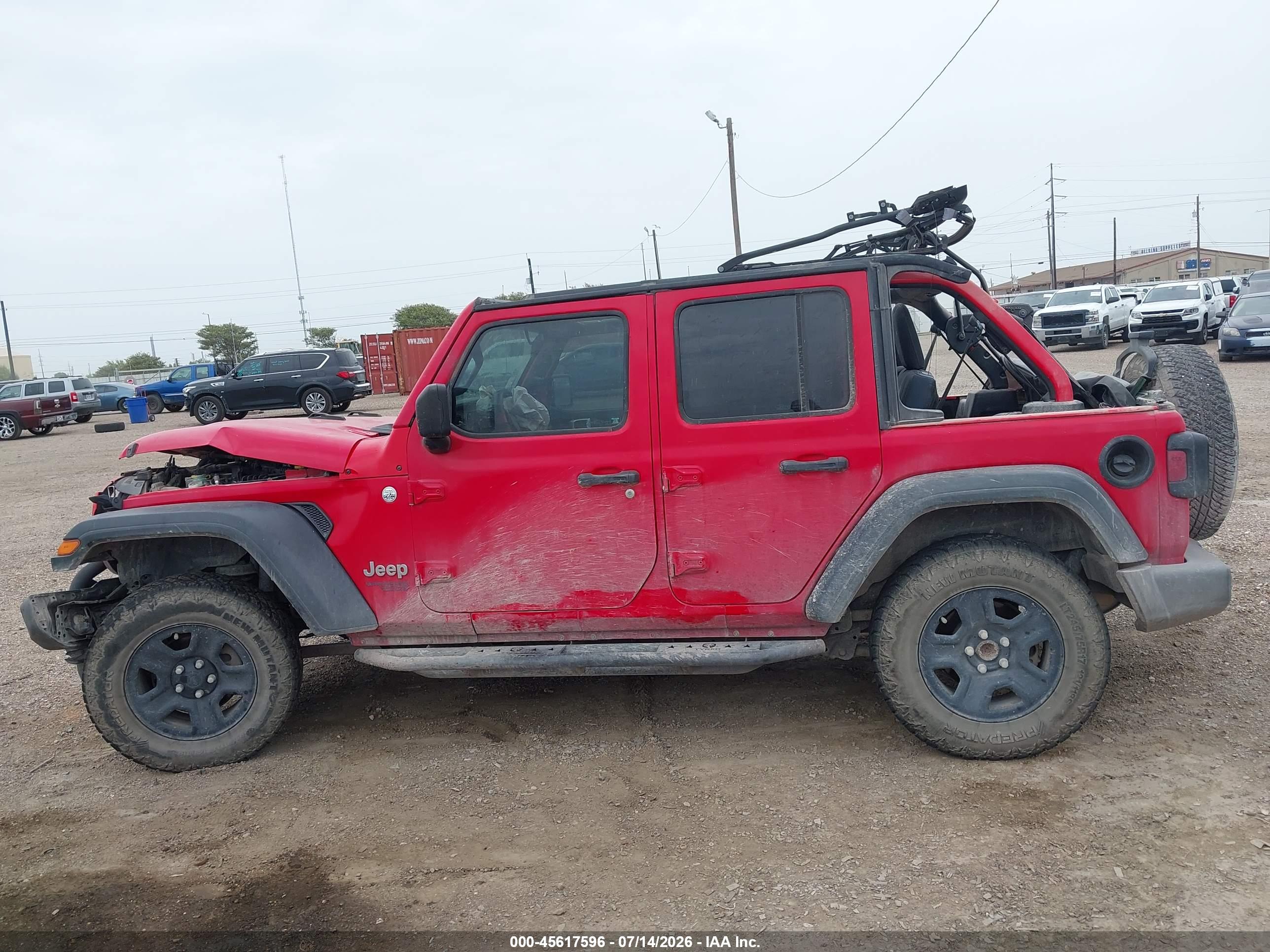 2018 JEEP WRANGLER UNLIMITED SPORT 4X4