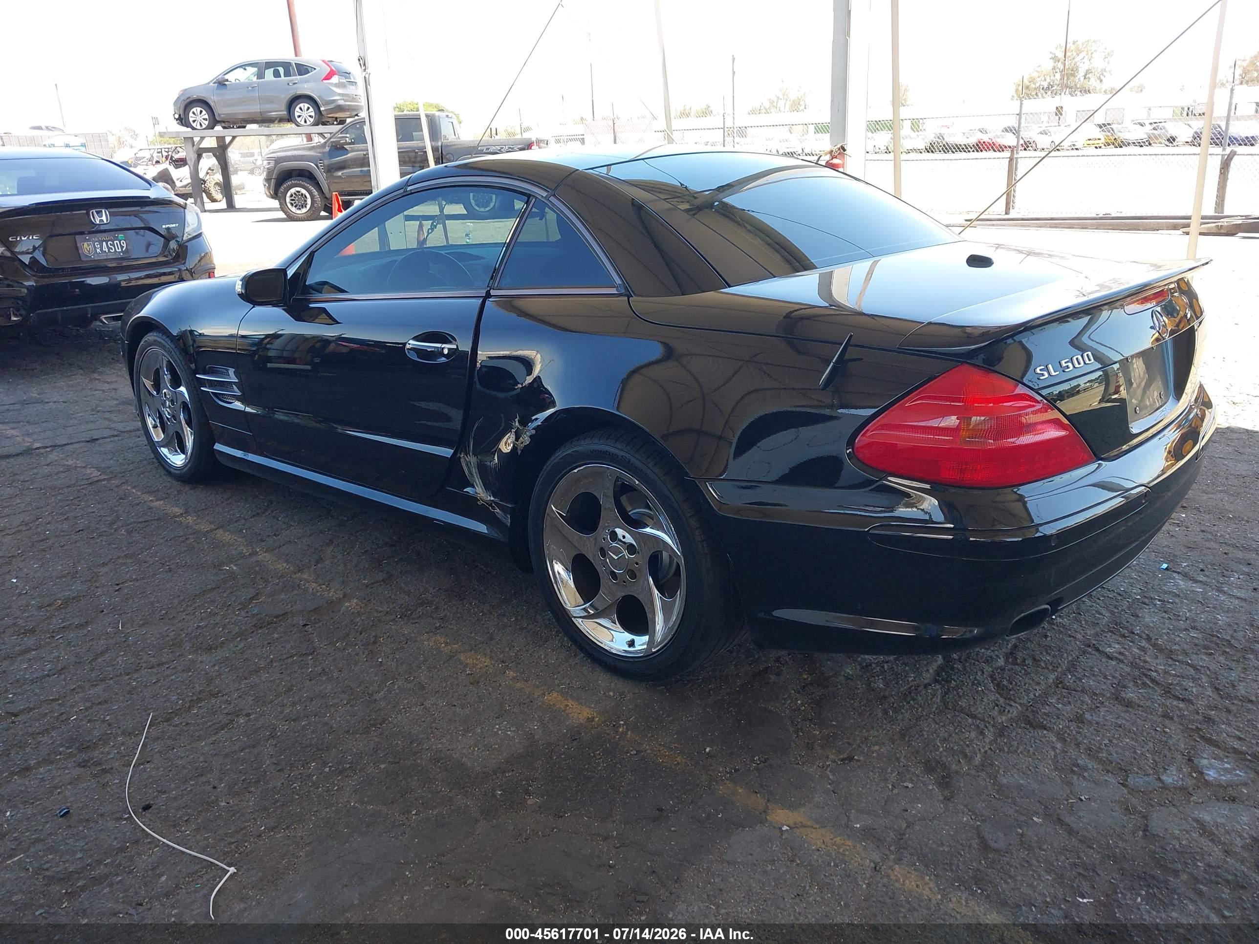 2006 MERCEDES-BENZ SL 500 SL500