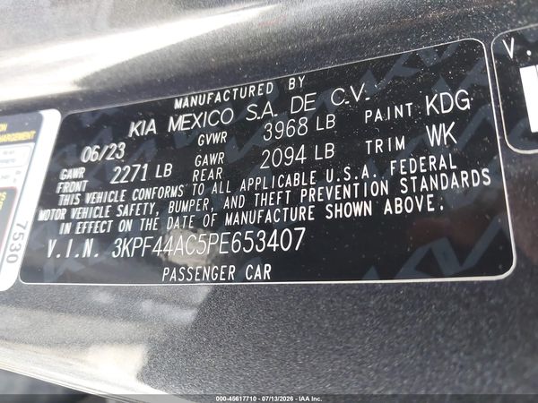 2023 KIA FORTE GT