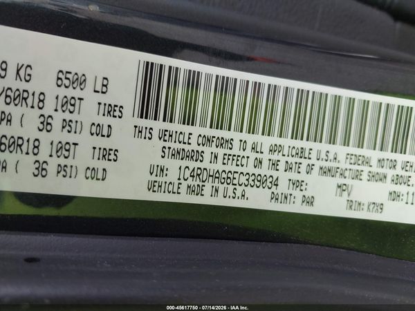 2014 DODGE DURANGO SXT