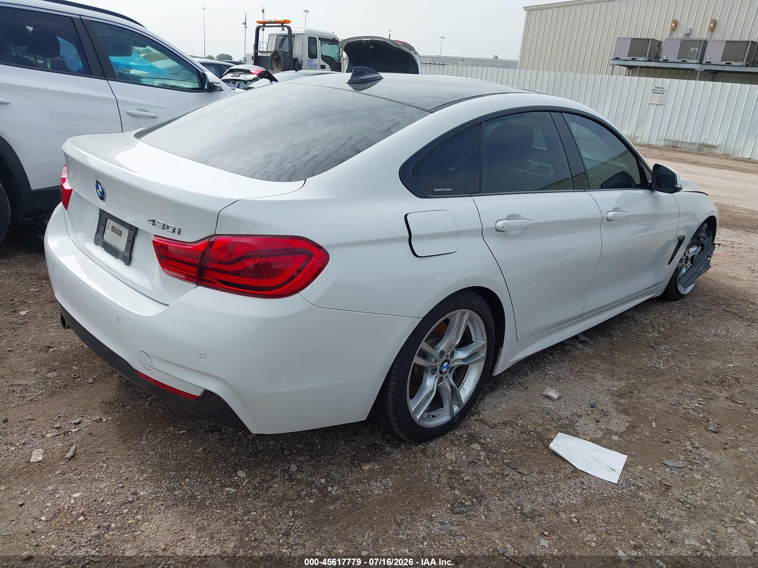 2018 BMW 430I GRAN COUPE