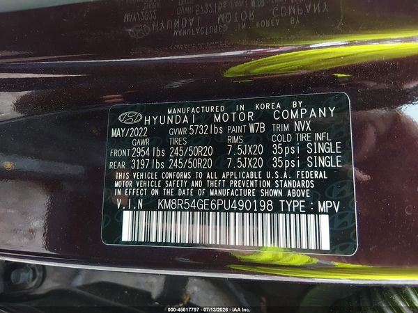 2023 HYUNDAI PALISADE LIMITED