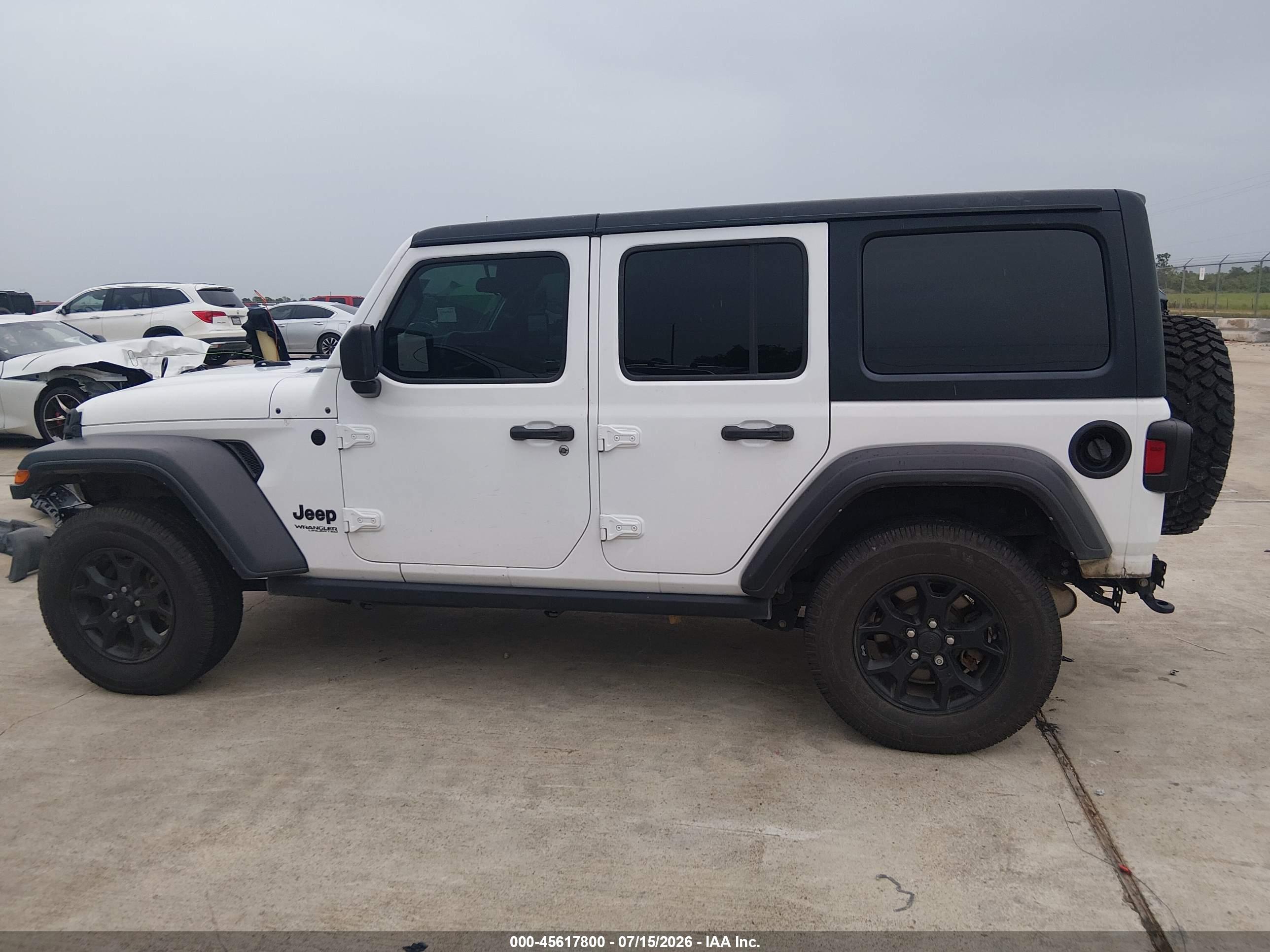 2021 JEEP WRANGLER UNLIMITED WILLYS 4X4