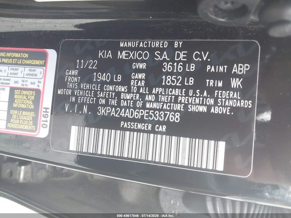 2023 KIA RIO LX