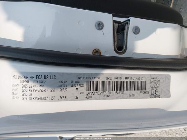 2019 JEEP CHEROKEE TRAILHAWK