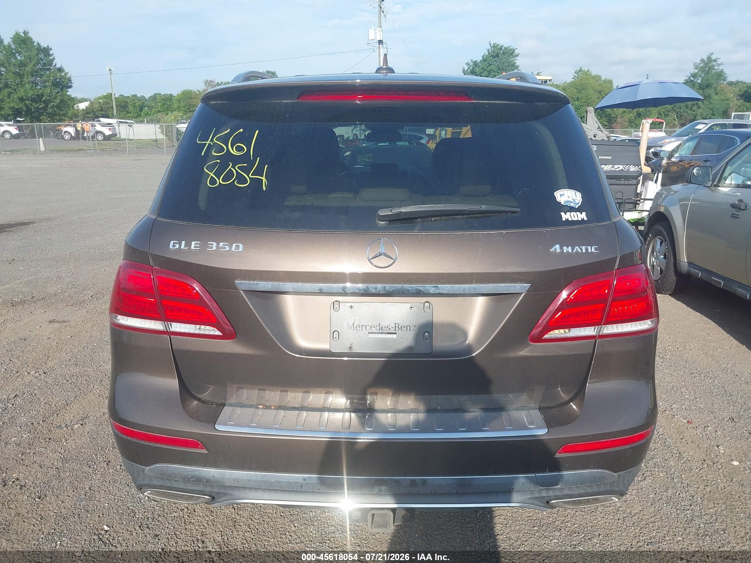 2016 MERCEDES-BENZ GLE 350 4MATIC
