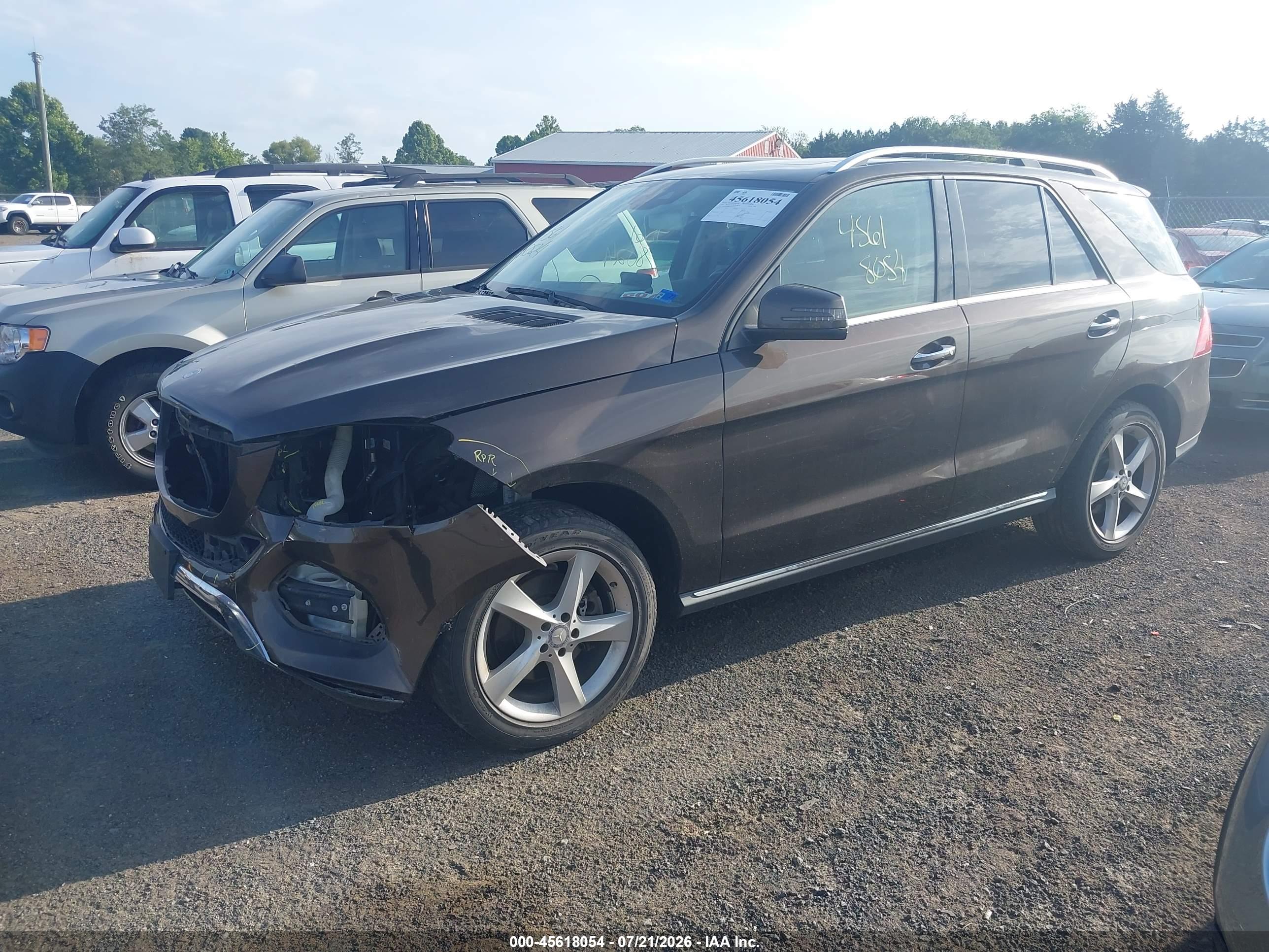 2016 MERCEDES-BENZ GLE 350 4MATIC