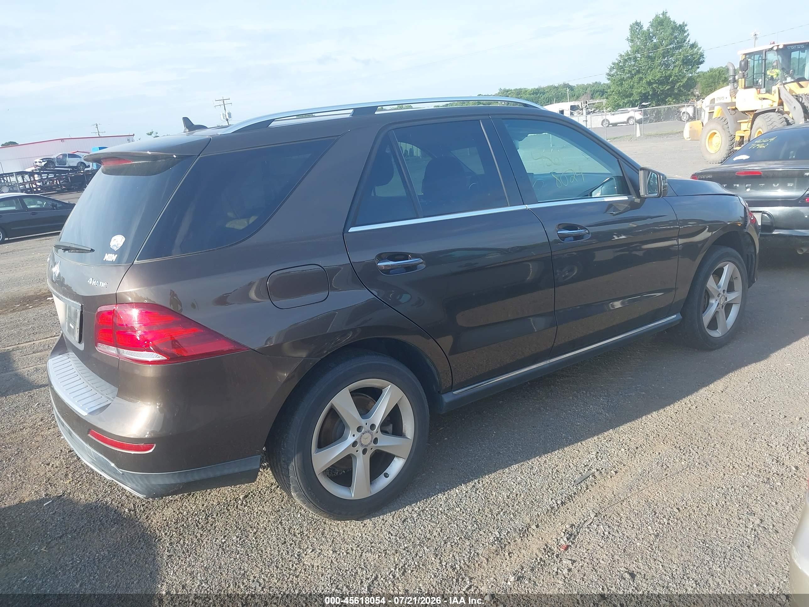 2016 MERCEDES-BENZ GLE 350 4MATIC