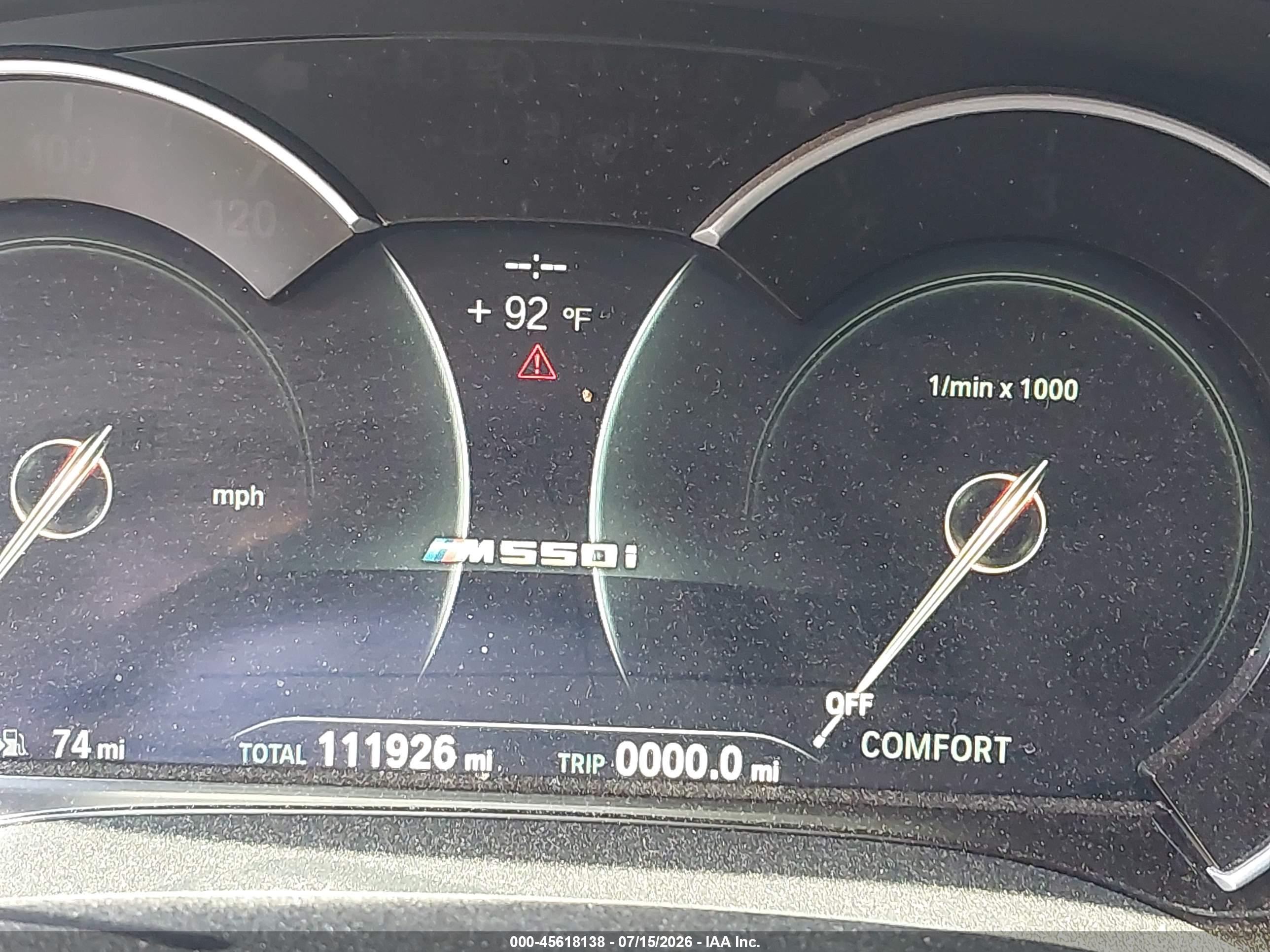 2019 BMW M550I XDRIVE