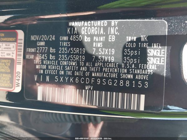 2025 KIA SPORTAGE X-LINE