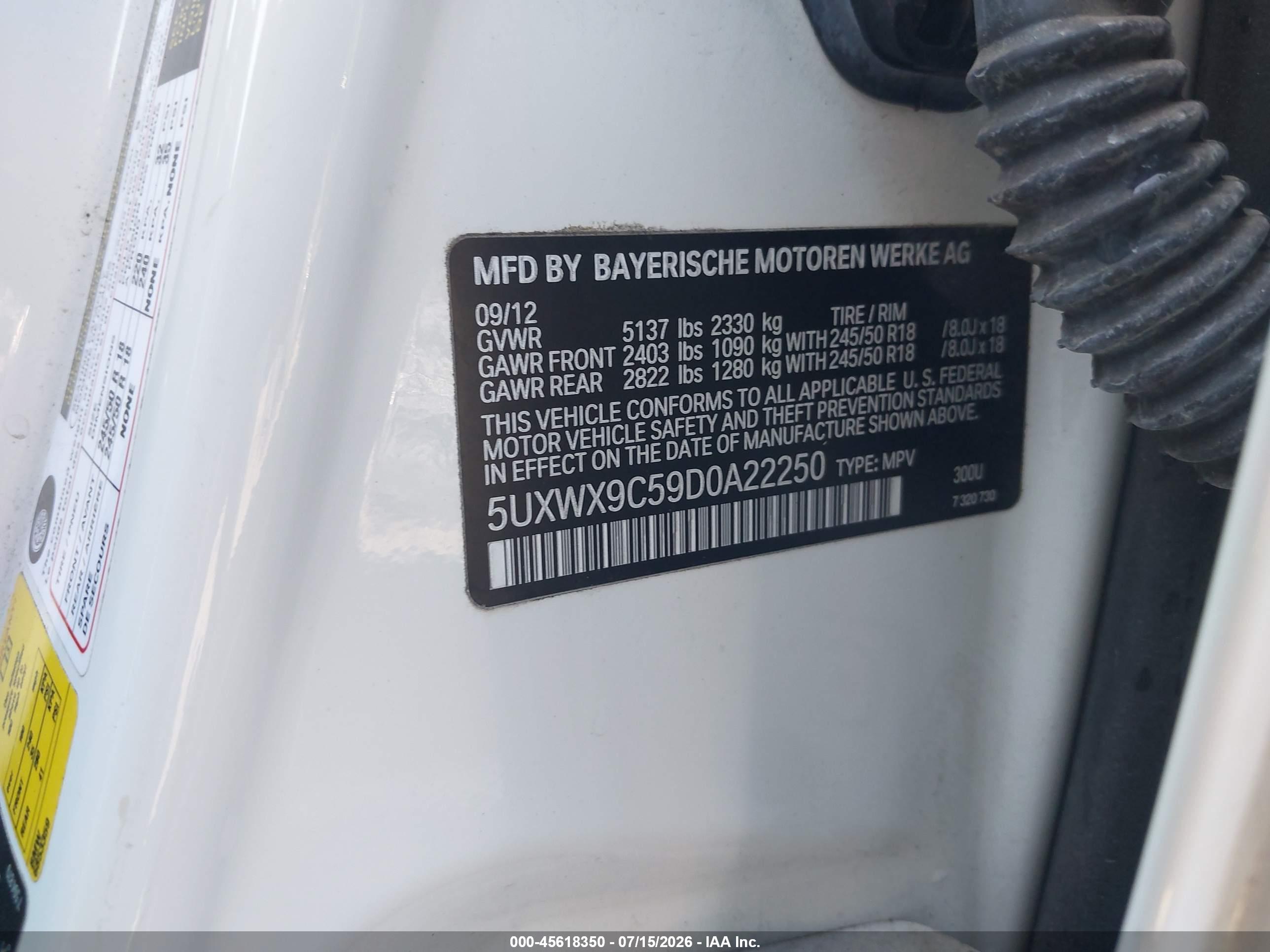 2013 BMW X3 XDRIVE28I
