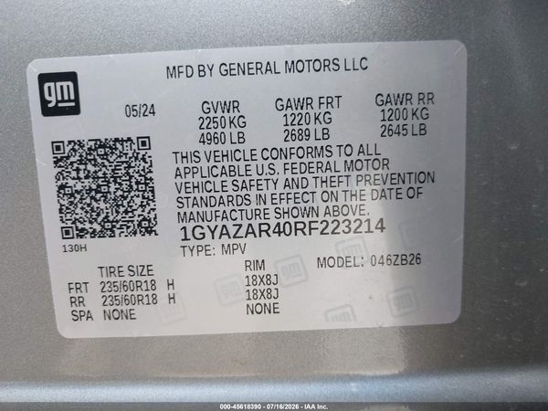 2024 CADILLAC XT4 FWD LUXURY