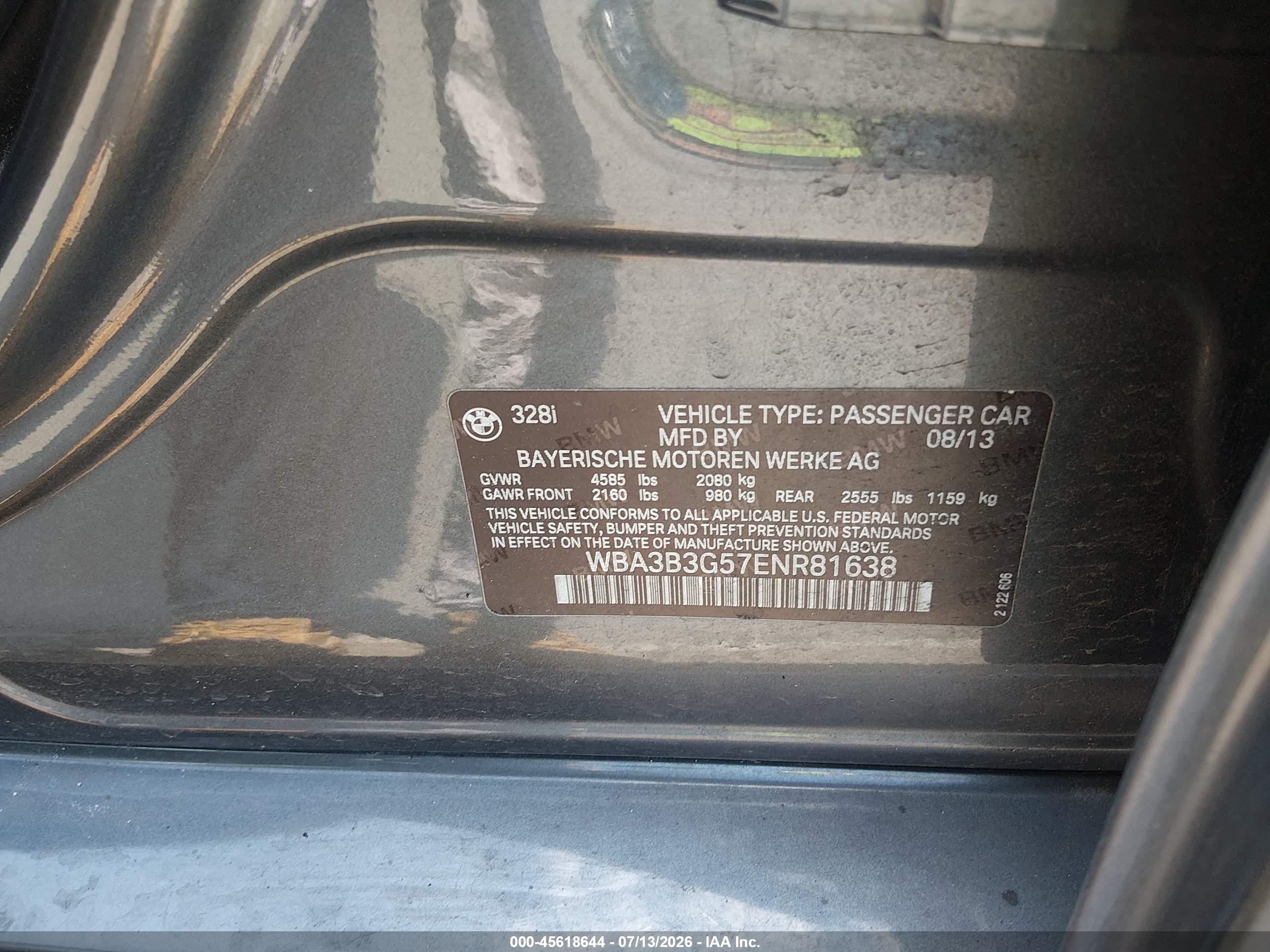 2014 BMW 328I XDRIVE