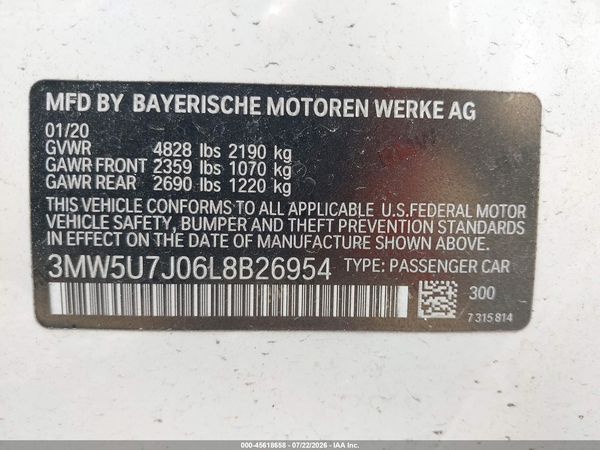 2020 BMW M340I NA