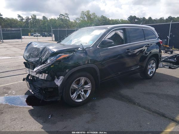 2019 TOYOTA HIGHLANDER LIMITED