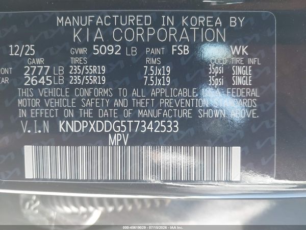 2026 KIA SPORTAGE HYBRID SX-PRESTIGE