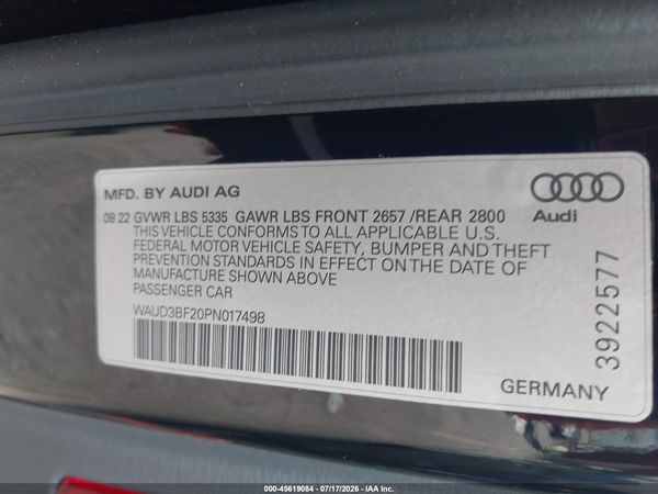 2023 AUDI A6