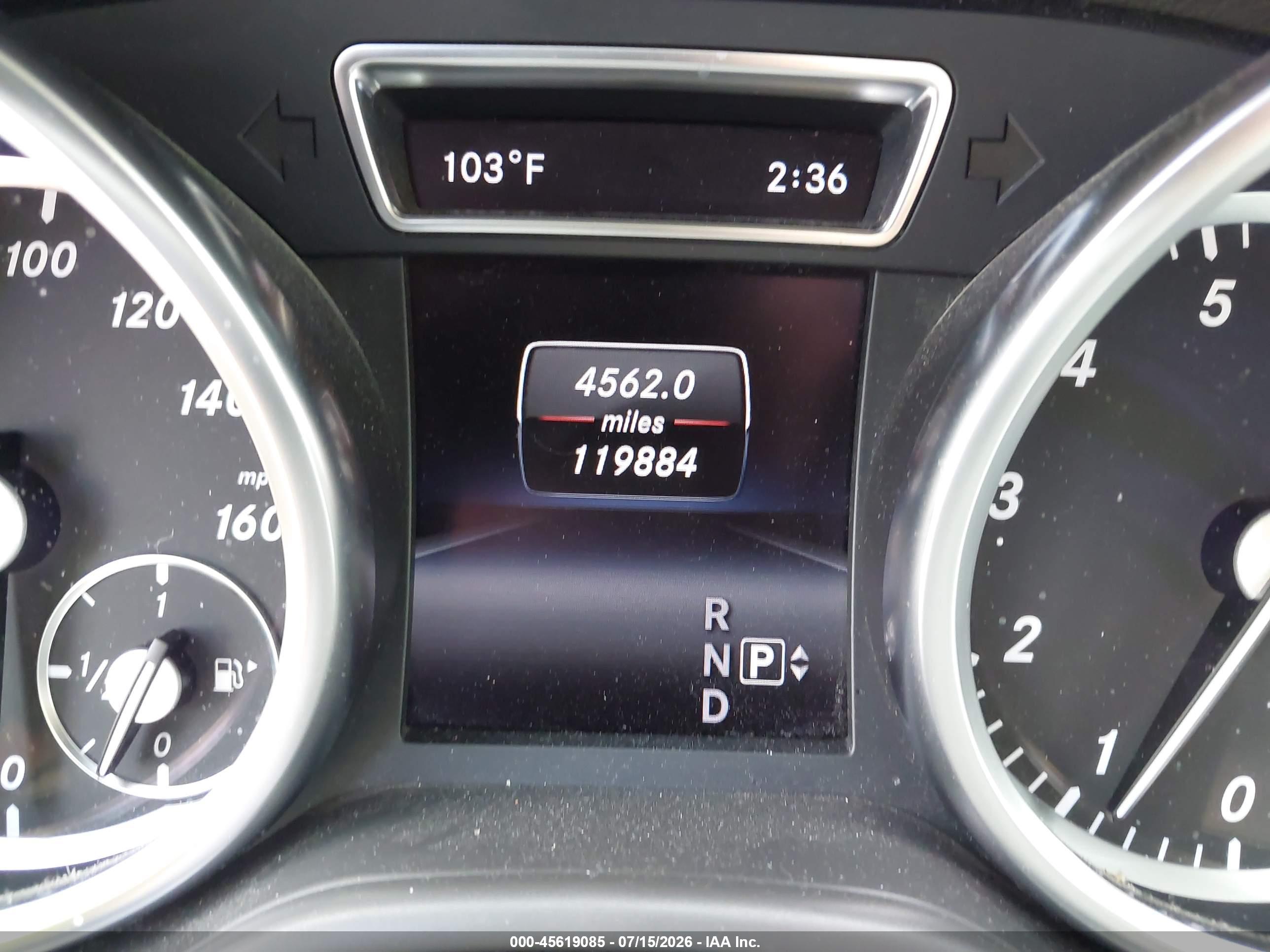 2015 MERCEDES-BENZ GL 450 4MATIC