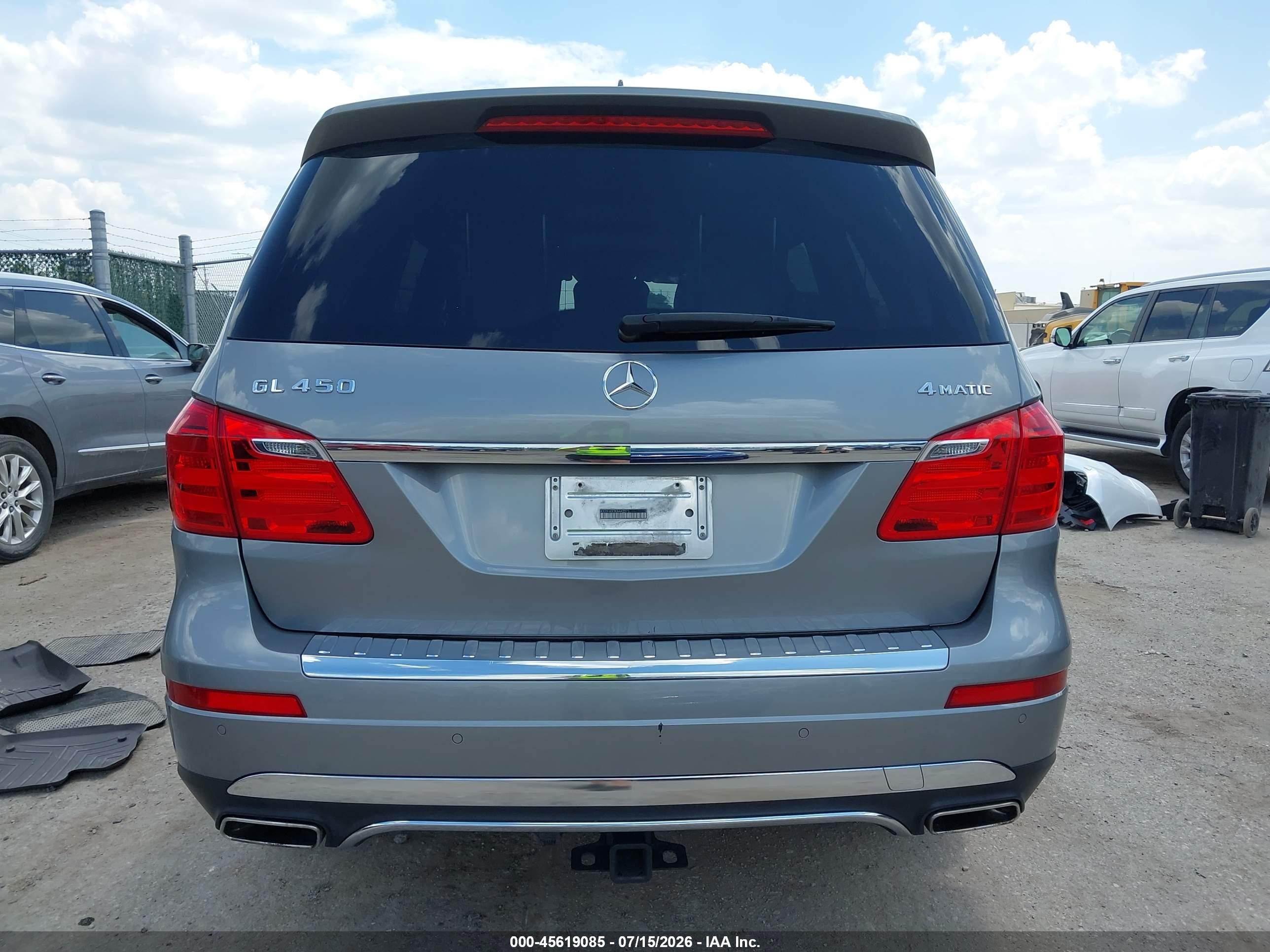 2015 MERCEDES-BENZ GL 450 4MATIC