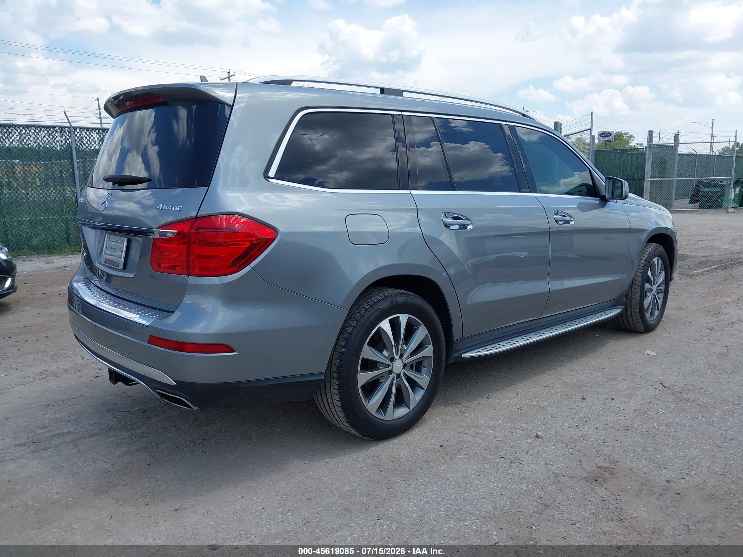 2015 MERCEDES-BENZ GL 450 4MATIC