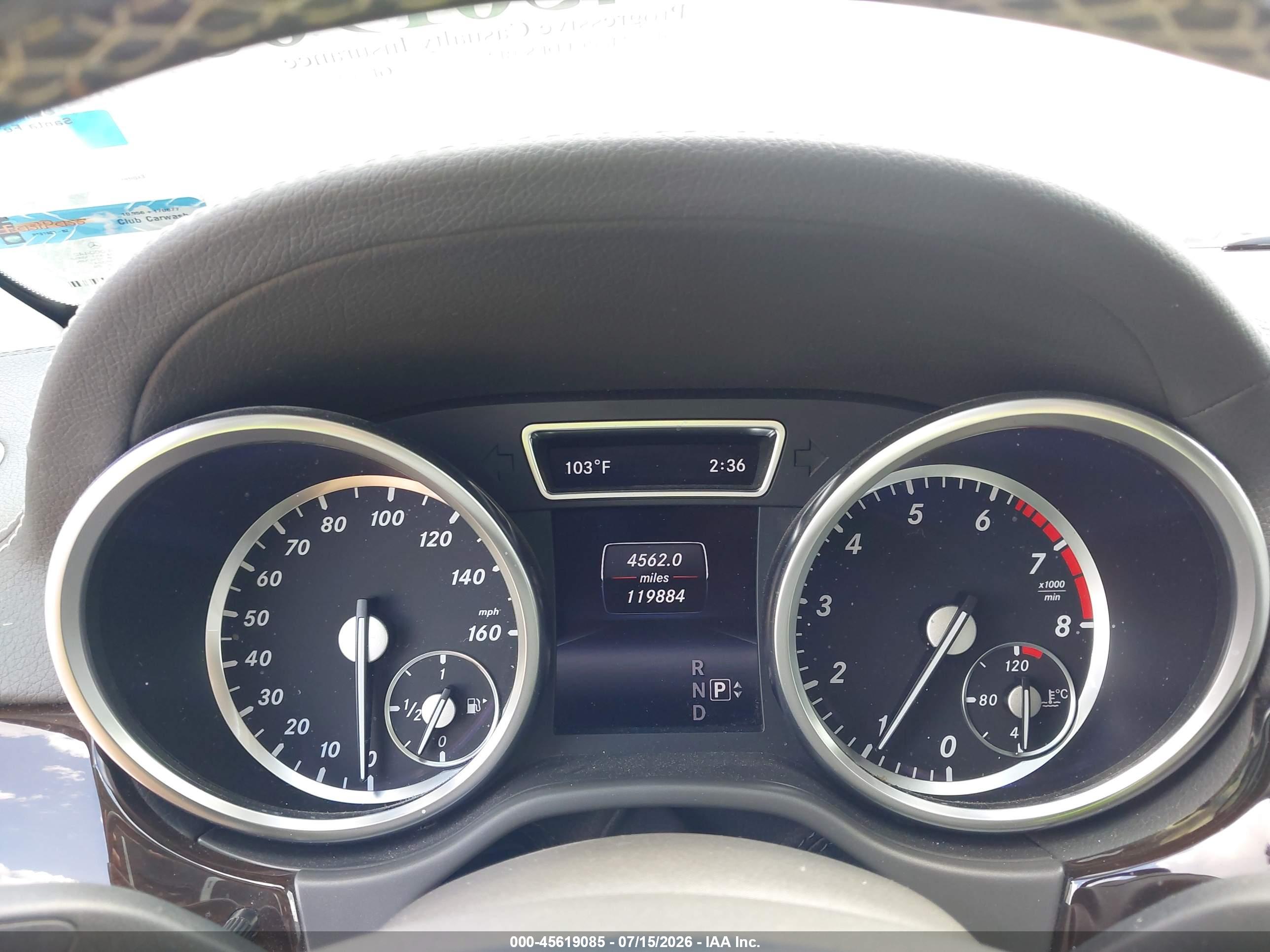 2015 MERCEDES-BENZ GL 450 4MATIC