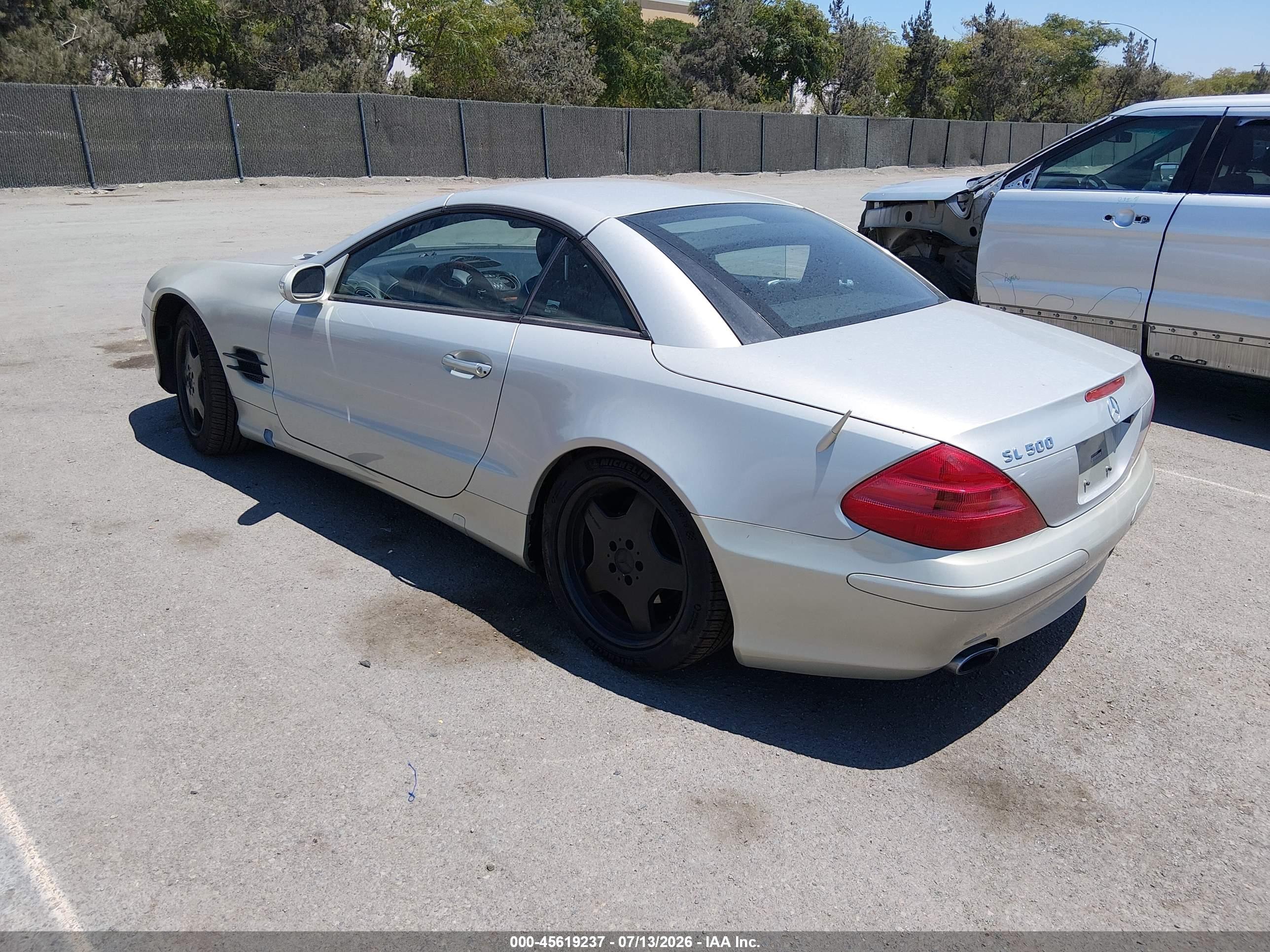 2003 MERCEDES-BENZ SL 500 SL500