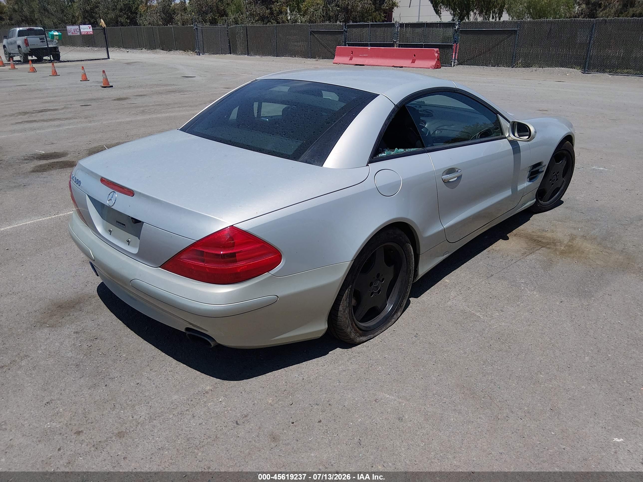 2003 MERCEDES-BENZ SL 500 SL500